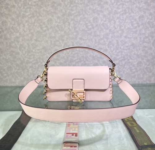 Fendi Fendace Baguette Shoulder Bag(28*15.5*7cm)-008