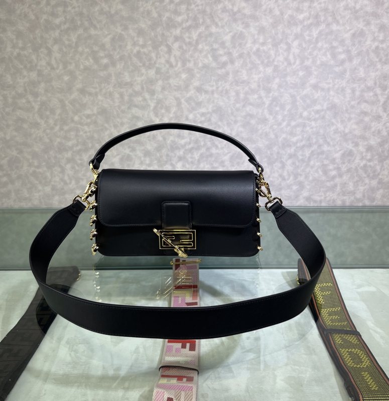 Fendi Fendace Baguette Shoulder Bag(28*15.5*7cm)-008