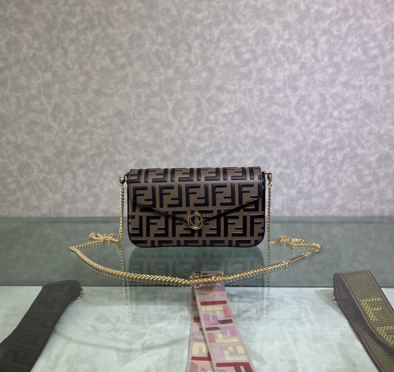 F is Fendi Wallet On Chain(21.5*13*3cm)-086