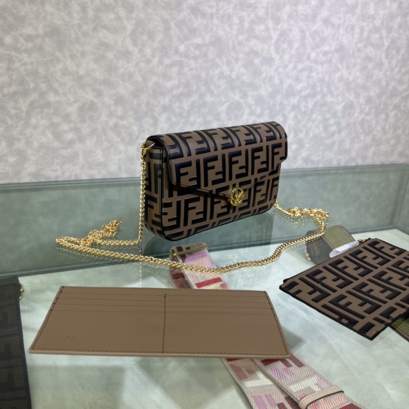 F is Fendi Wallet On Chain(21.5*13*3cm)-086