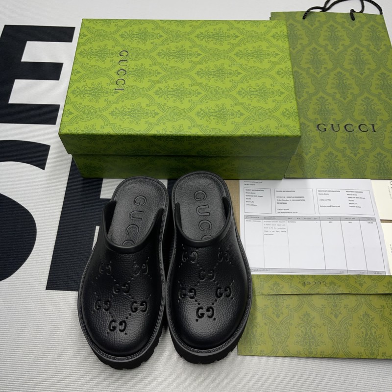 Platform Perforated G Sandal(Female)