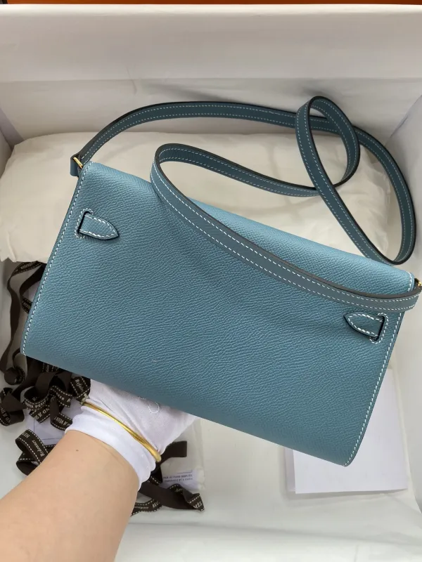 Hermes Kelly Classique To Go Wallet in Epsom(19.7*11.5*1.5cm)-059