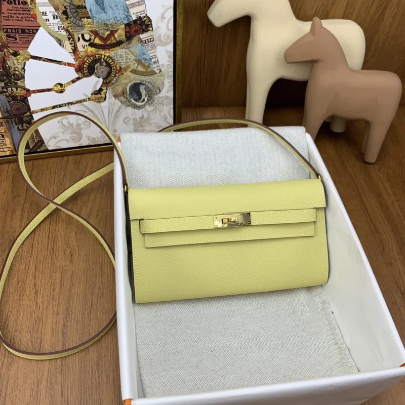 Hermes Kelly Classique To Go Wallet in Epsom(19.7*11.5*1.5cm)-059