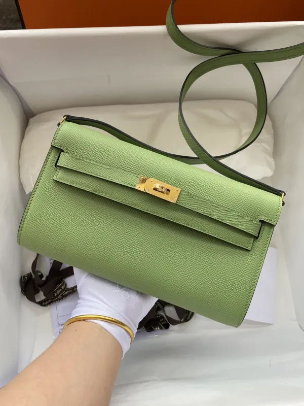 Hermes Kelly Classique To Go Wallet in Epsom(19.7*11.5*1.5cm)-059