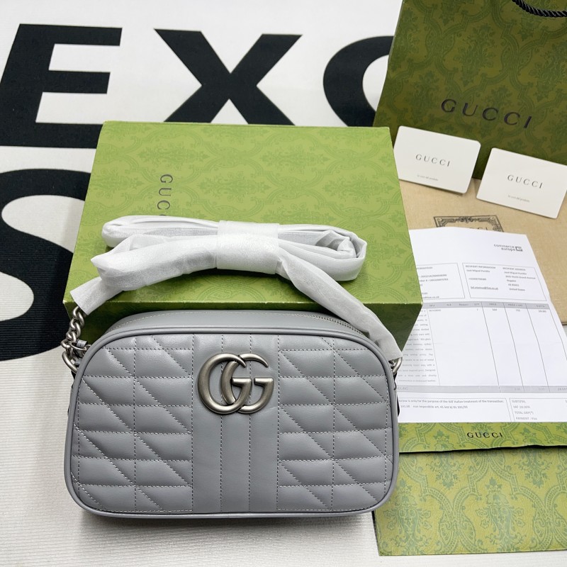 GG Marmont Small Shoulder(24*13*7cm)-005