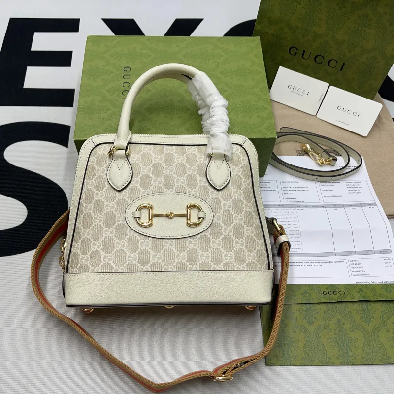 Horsebit 1955 Small Top Handle Bag(25*24*9cm)-056
