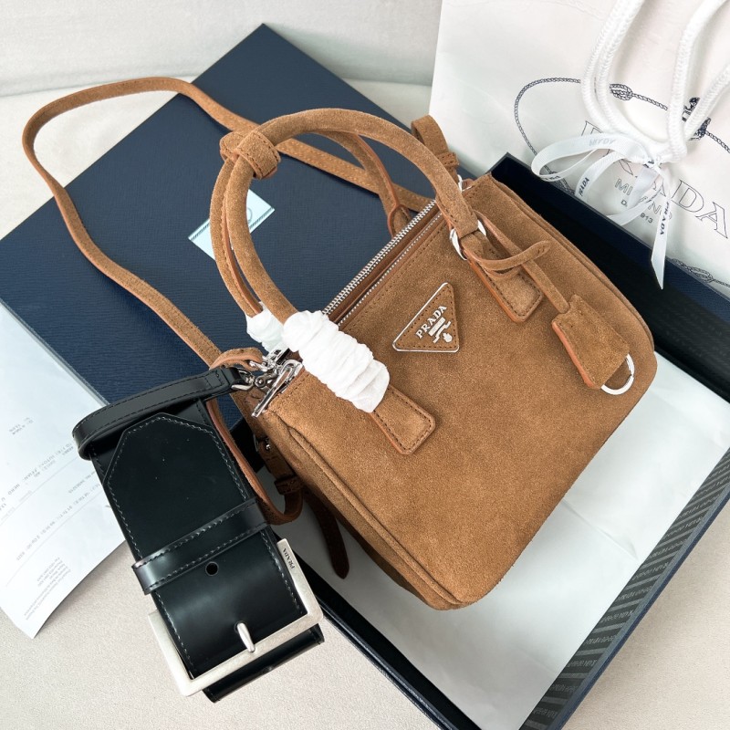Prada Galleria Suede Mini Bag(20*14*9.5cm)-0011