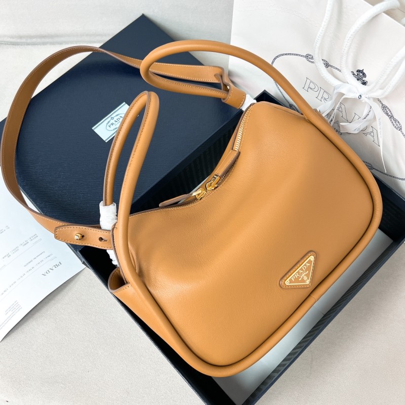 Prada Darling Leather Handbag(25*18*10.5cm)-089