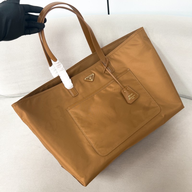 Prada Re-Edition 1978 Large Re-Nylon and Saffiano Leather Tote Bag(43*31*15cm)-087
