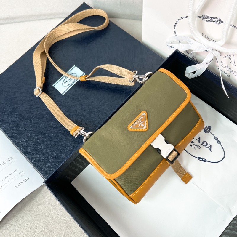 Re-Nylon and Saffiano Leather Smartphone Case(18*12.5*2.5cm)-054