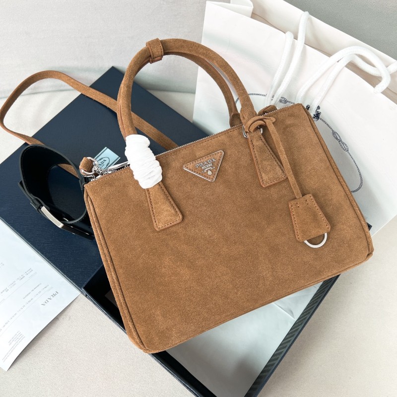 Medium Prada Galleria Suede Bag(28*19.5*12cm)-0021