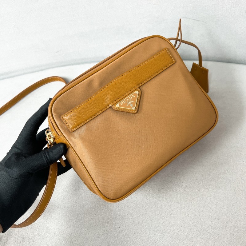 Prada Re-Edition 1978 Re-Nylon and Saffiano Leather Mini Shoulder Bag(21*17*8cm)-087