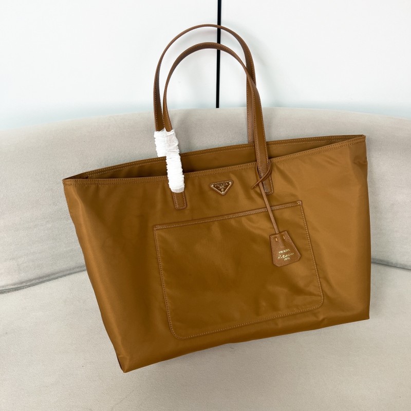 Prada Re-Edition 1978 Large Re-Nylon and Saffiano Leather Tote Bag(43*31*15cm)-087