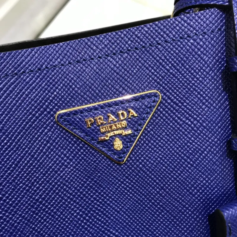 Small Saffiano Leather Prada Panier Bag(18*17*10.5cm)-0001