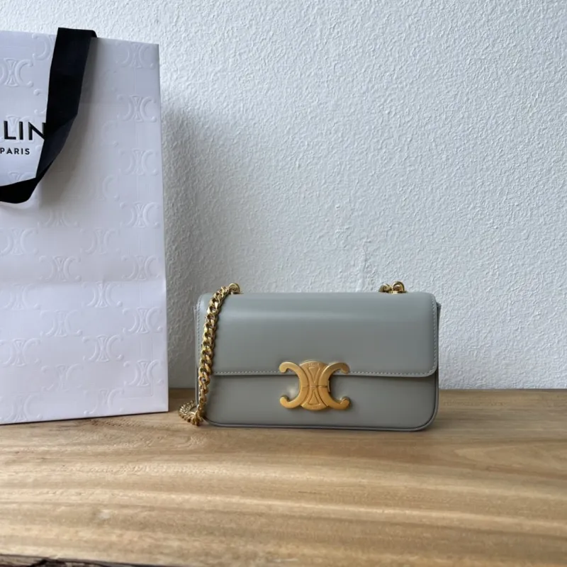 Chain Shoulder Bag Claude in Shiny Calfskin(20.5*11.5*4cm)-008