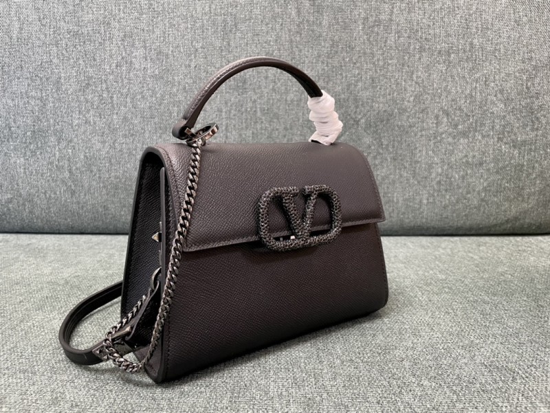 Small Vsling Handbag with Jewel Logo(22*17*9cm)-057