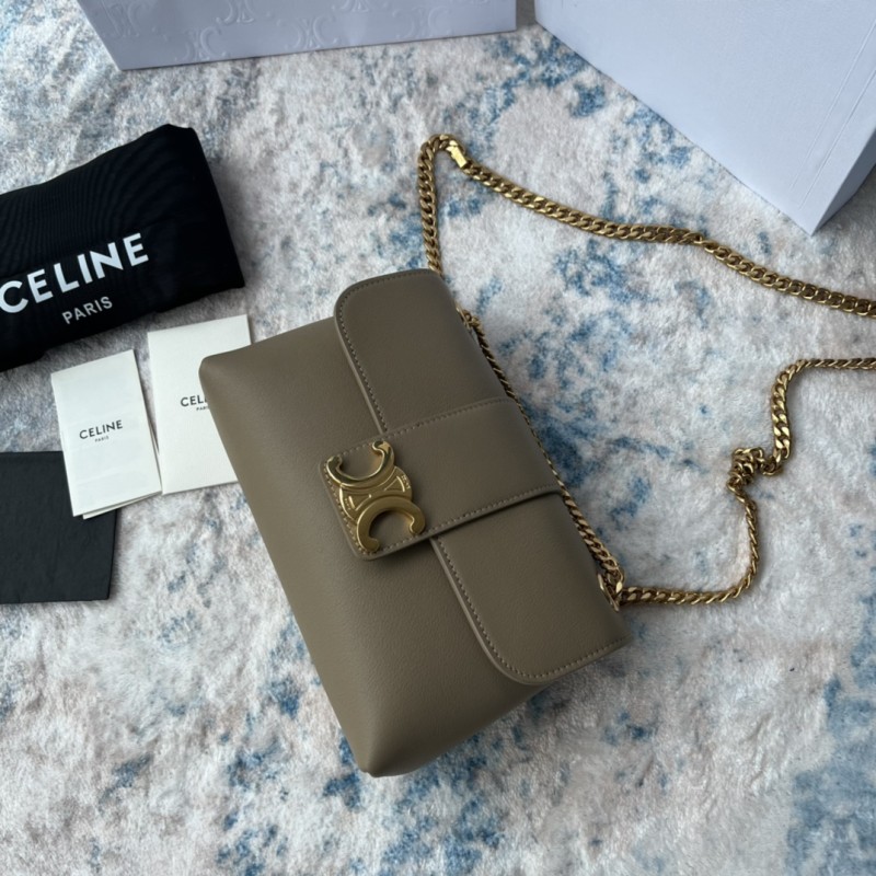 Teen Celine Victoire Bag in Supple Calfskin(23.5*14*8cm)-008