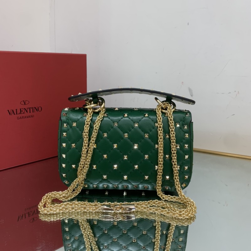 Small Nappa Rockstud Spike Bag(20*11.5*6cm)-006