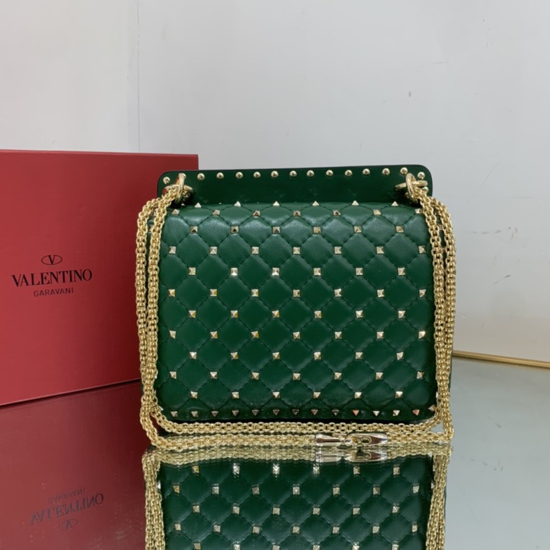 Medium Nappa Rockstud Spike Bag(23*16*6.5cm)-057