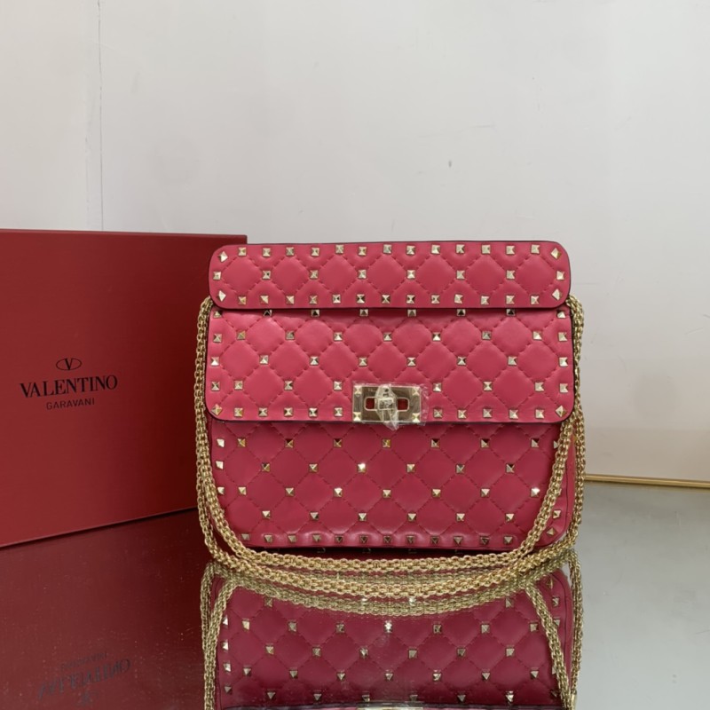 Medium Nappa Rockstud Spike Bag(23*16*6.5cm)-057