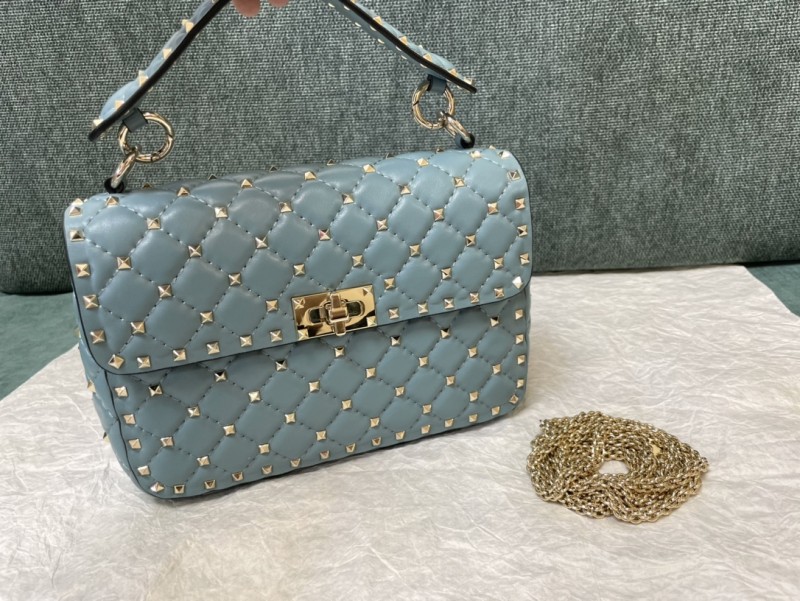 Medium Nappa Rockstud Spike Bag(23*16*6.5cm)-057