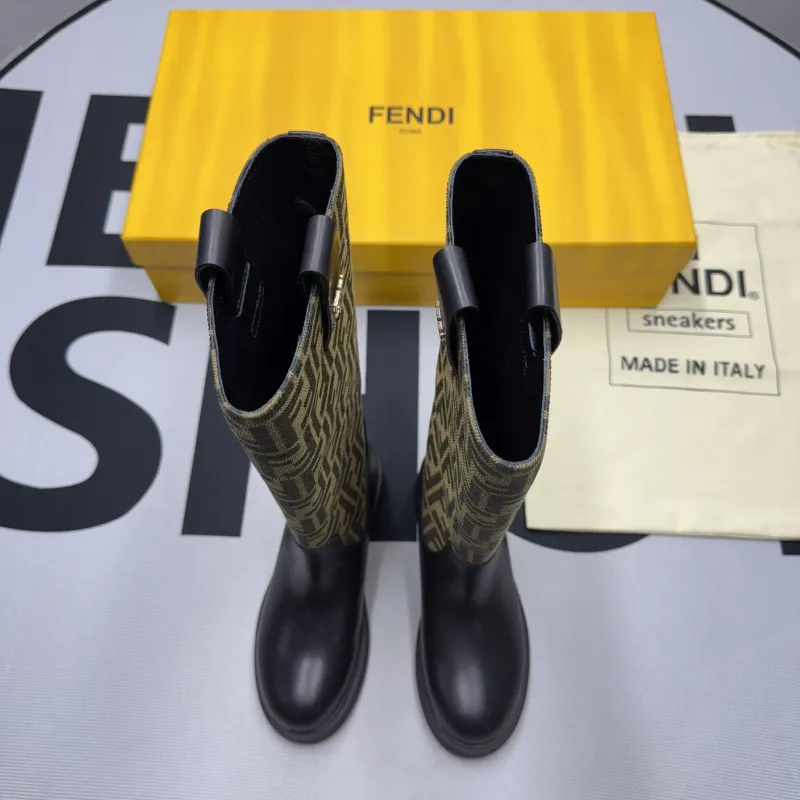 Rockoko Biker High Boots(Unisex)-084
