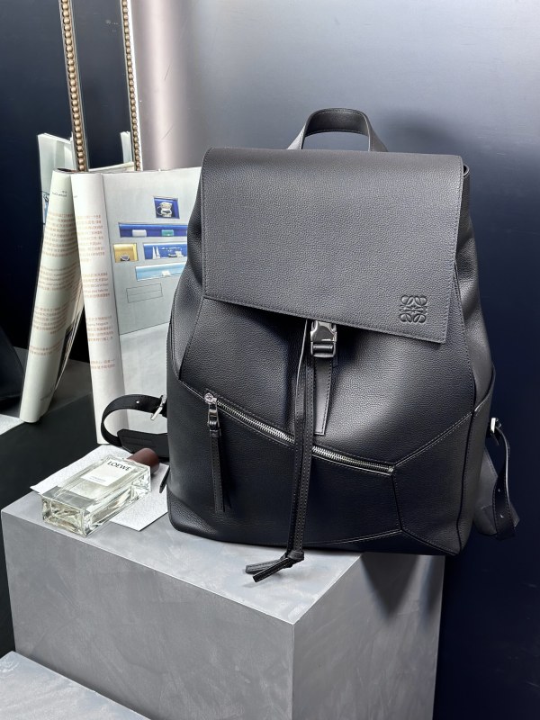 Puzzle Backpack in Grain Supple Calfskin(44.5*33*19cm)