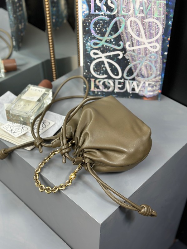 Mini Flamenco Purse Bag in Mellow Nappa Lambskin(23*17*5.5*cm)-056