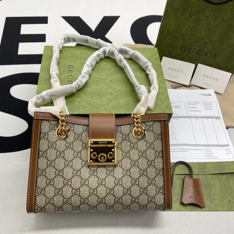 Padlock Small GG Shoulder Bag(26*18*10cm)-064