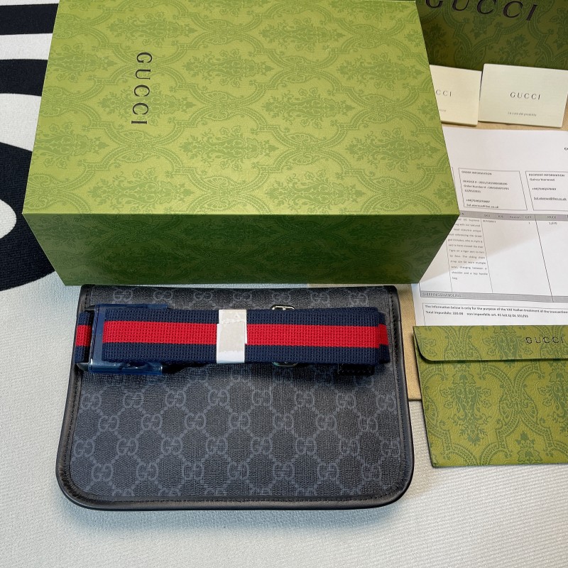 Neo Vintage GG Supreme Belt Bag(24*17*3.5cm)-082