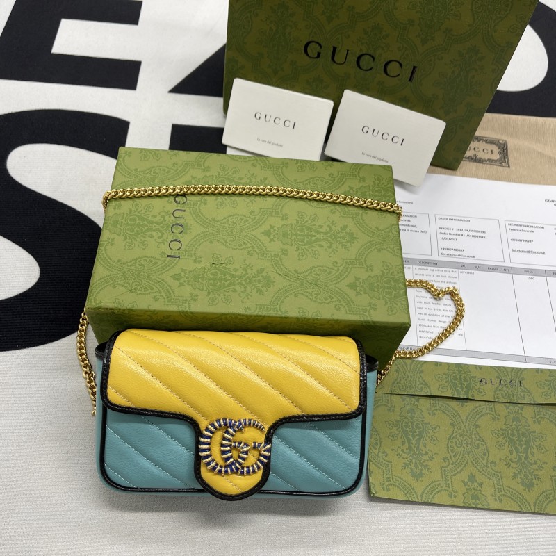 GG Marmont Super Mini Bag(16.5*10*5cm)-064