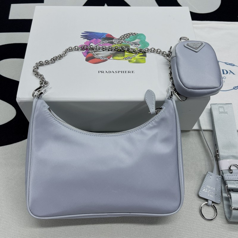Prada Re-Edition 2005 Re-Nylon Bag(22*18*6cm)-085