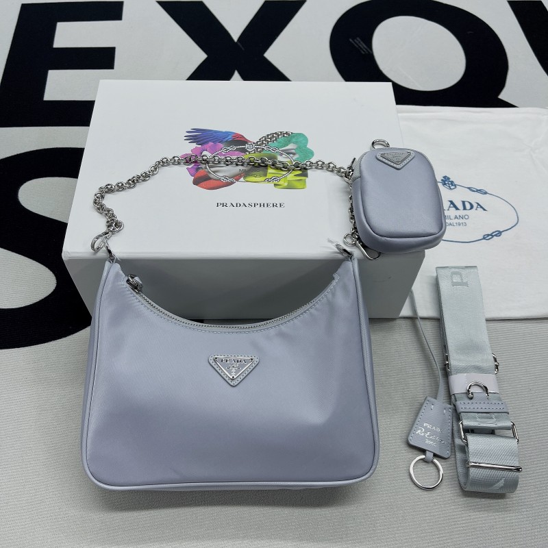 Prada Re-Edition 2005 Re-Nylon Bag(22*18*6cm)-085