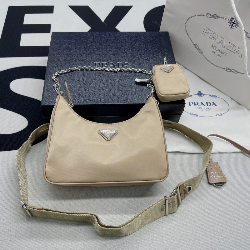 Prada Re-Edition 2005 Re-Nylon Bag(22*18*6cm)-085