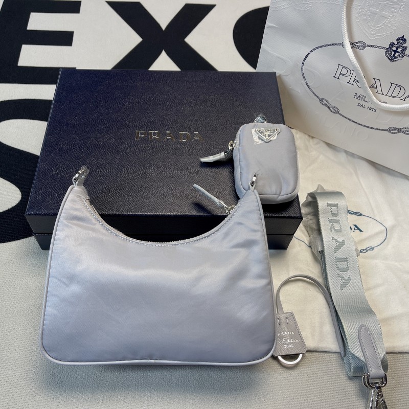 Prada Re-Edition 2005 Re-Nylon Bag(22*18*6cm)-085
