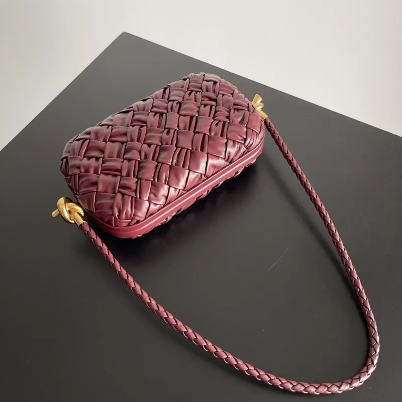 Knot Foulard Intrecciato Minaudiere On Strap(20*12*5.5cm)-0601