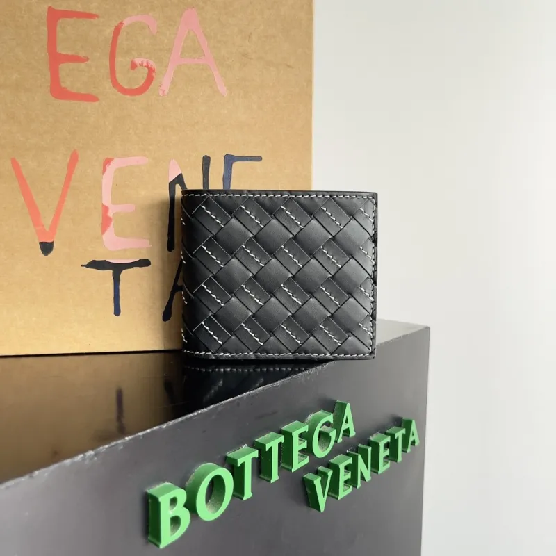 Intrecciato Bi-Fold Wallet(11*9.5*1cm)-053