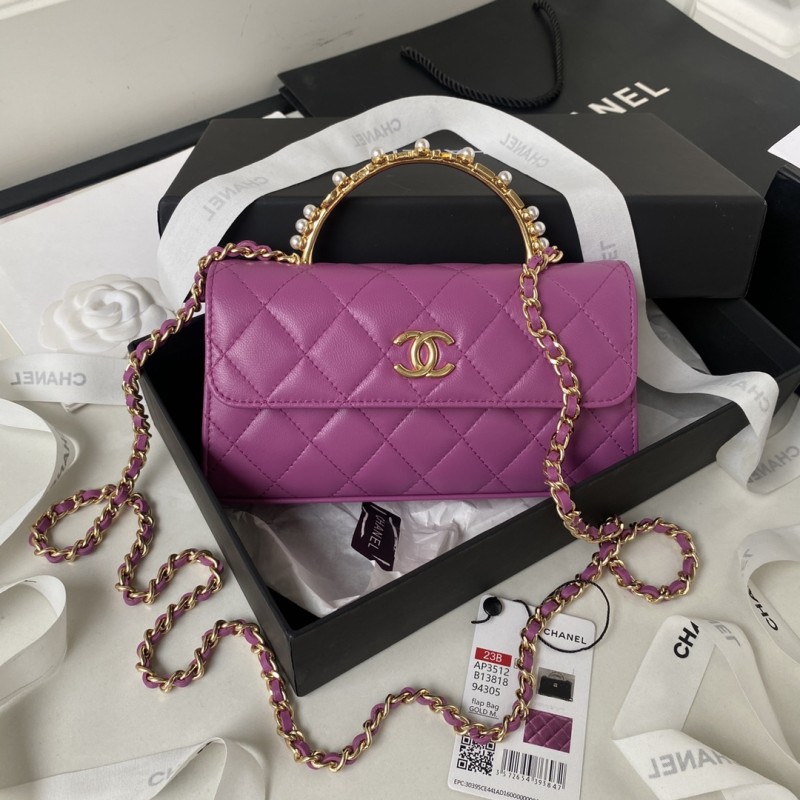 Chanel 23B Kelly Shoulder bag with Handle(18*10*4.5cm)-017