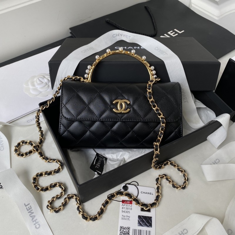 Chanel 23B Kelly Shoulder bag with Handle(18*10*4.5cm)-017