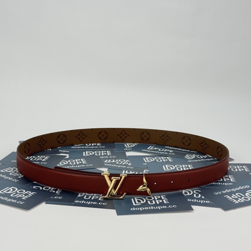 Women Pretty LV 30mm Reversible Belt M4199U