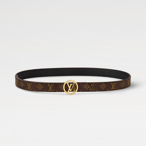 Women LV Circle 20mm Reversible Belt M0567V