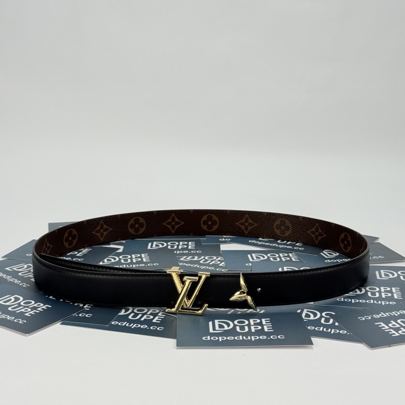 Women Pretty LV 30mm Reversible Belt M4199U
