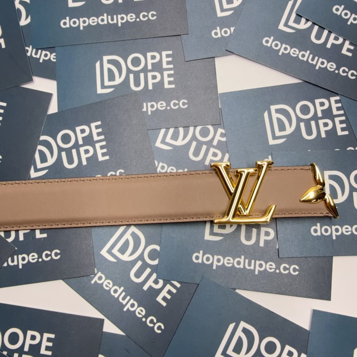 Women Pretty LV 30mm Reversible Belt M8591W