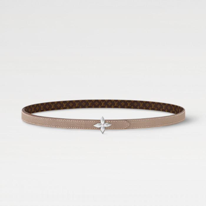 Women LV Mini Flowergram15mm Reversible Belt M8797Y