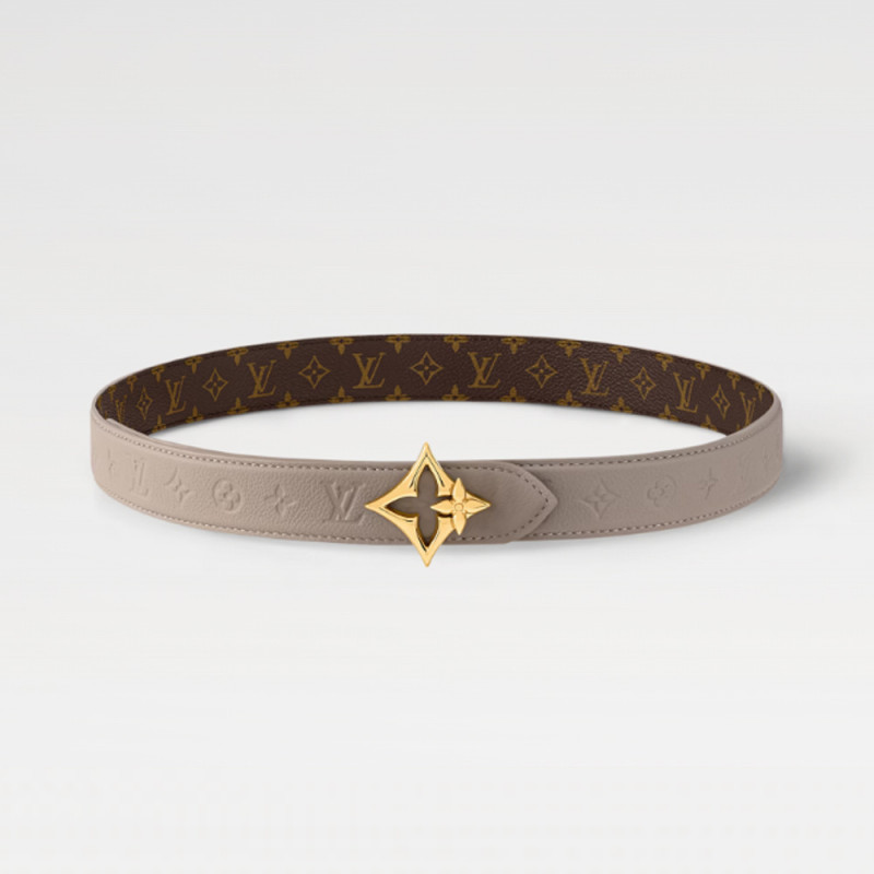 Women Slim Flower 35mm Reversible Belt M8937W
