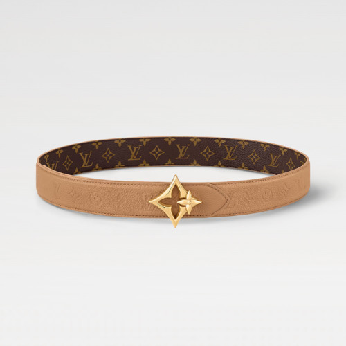 Women LV Flowergram 30mm Reversible Belt M8685U