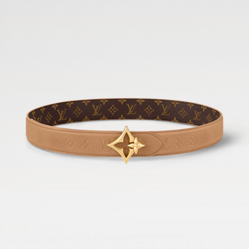 Women LV Flowergram 30mm Reversible Belt M8685U