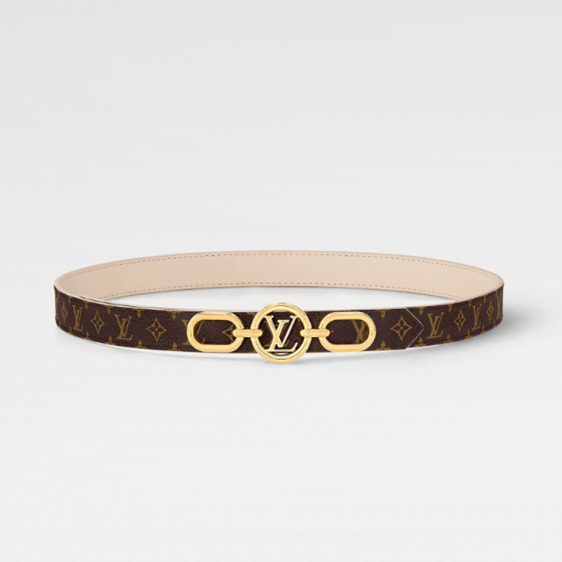 Women LV Circle Prime 20mm Reversible Belt M0712X