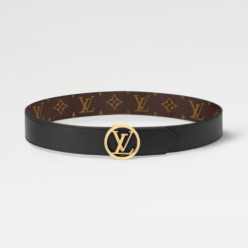 Women LV Circle 35mm Reversible Belt M0564X