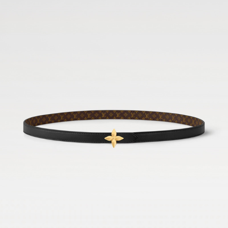 Women LV Mini Flowergram15mm Reversible Belt M8796W